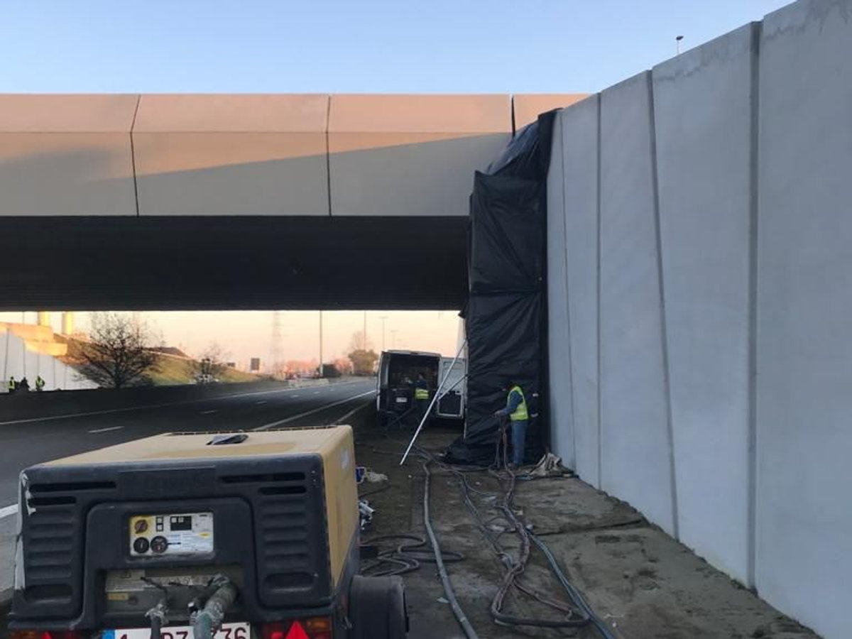 Realisatie 8 van Sayin's BVBA: industriële straal- en schilderwerken
